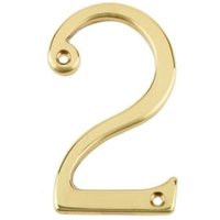 Polished Brass Numeral - Screw Fixing - 75mm - 2
Polished Brass Numeral - Screw Fixing - 75mm - 2