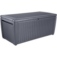 Keter Sumatra Rattan Effect Outdoor Garden Storage Box 511L - Grey 
Keter Sumatra Rattan Effect Outdoor Garden Storage Box 511L - Grey