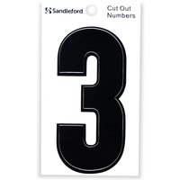 Cut Out Self Adhesive House Number - 105mm - 3
Cut Out Self Adhesive House Number - 105mm - 3