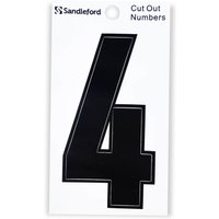 Cut Out Self Adhesive House Number - 105mm - 4
Cut Out Self Adhesive House Number - 105mm - 4
