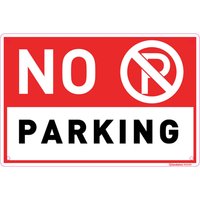 Medium No Parking Sign - 300 x 200mm
Medium No Parking Sign - 300 x 200mm