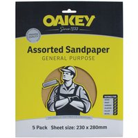 Oakey General Purpose 100 Grit Sandpaper - 5 Sheets
Oakey General Purpose 100 Grit Sandpaper - 5 Sheets