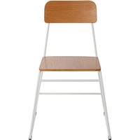 White and Oak Veneer Utility Chair
White and Oak Veneer Utility Chair