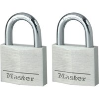 Master Lock Aluminium Padlock - 40mm - Pack of 2
Master Lock Aluminium Padlock - 40mm - Pack of 2