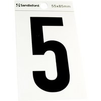Breeze Silver Self Adhesive House Number - 85mm - 5
Breeze Silver Self Adhesive House Number - 85mm - 5