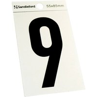 Breeze Silver Self Adhesive House Number - 85mm - 9 
Breeze Silver Self Adhesive House Number - 85mm - 9