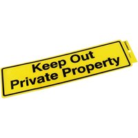 Self Adhesive Keep Out Private Prop Sign - 330 x 95mm
Self Adhesive Keep Out Private Prop Sign - 330 x 95mm