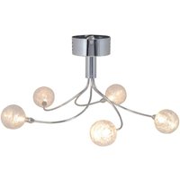 Crackle 5 Light Fitting - Chrome
Crackle 5 Light Fitting - Chrome
