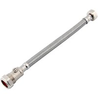 Kinetic Flexible Tap Connector - 22mm Valve x 3/4in x 300mm - WRAS Approved
Kinetic Flexible Tap Connector - 22mm Valve x 3/4in x 300mm - WRAS Approved