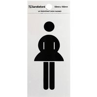 Self Adhesive Ladies Symbol Sign - 100 x 50mm
Self Adhesive Ladies Symbol Sign - 100 x 50mm