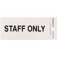 Self Adhesive Staff Only Sign - 100 x 50mm
Self Adhesive Staff Only Sign - 100 x 50mm