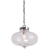 Glass Pendant Light with Crystal Beads
Glass Pendant Light with Crystal Beads