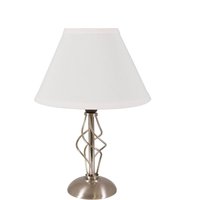 Darcie Satin Nickel Table Lamp
Darcie Satin Nickel Table Lamp