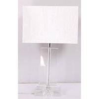 Olivia Flat Glass Column Table Lamp - Chrome
Olivia Flat Glass Column Table Lamp - Chrome