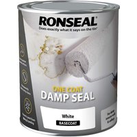 Ronseal White - One Coat Anti-Damp Paint - 750ml
Ronseal White - One Coat Anti-Damp Paint - 750ml