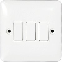 Arlec Slim Line 10 Amp 3 Gang 2 Way Switch White
Arlec Slim Line 10 Amp 3 Gang 2 Way Switch White