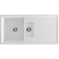 Carron Phoenix Sienna Ceramic Reversible White Kitchen Sink - 1.5 Bowl
Carron Phoenix Sienna Ceramic Reversible White Kitchen Sink - 1.5 Bowl