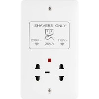 Arlec Slim Line Shaver Socket
Arlec Slim Line Shaver Socket