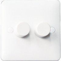 Arlec Slim Line 2 Gang 2 Way Dimmer 400W White
Arlec Slim Line 2 Gang 2 Way Dimmer 400W White
