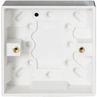 Arlec 1 Gang Pattress Box 25mm White
Arlec 1 Gang Pattress Box 25mm White
