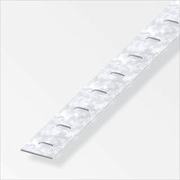 Punched Steel Flat Bar Profile - 1m x 35.5 x 35.5mm 
Punched Steel Flat Bar Profile - 1m x 35.5 x 35.5mm