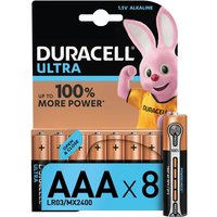 Duracell Ultra AAA Batteries - 8 Pack
Duracell Ultra AAA Batteries - 8 Pack
