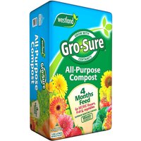 Gro-Sure All Purpose Compost with 4 Months Feed - 120L
Gro-Sure All Purpose Compost with 4 Months Feed - 120L