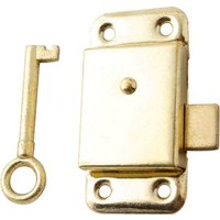 Cupboard Lock - Brass Plated - 64mm
Cupboard Lock - Brass Plated - 64mm