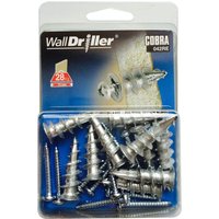Cobra Wall Driller - Hollow Wall Fixings x 10 - 042RE
Cobra Wall Driller - Hollow Wall Fixings x 10 - 042RE