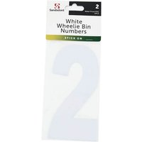 White Wheelie Bin Number - 2
White Wheelie Bin Number - 2