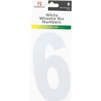 White Wheelie Bin Number - 6
White Wheelie Bin Number - 6
