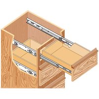 Ball Bearing Full Extension Drawer Slide - Zinc Plated - 40cm
Ball Bearing Full Extension Drawer Slide - Zinc Plated - 40cm