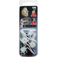 Cobra Nylon Toggle - Hollow & Masonry Wall Fixings x 4 - 059SE
Cobra Nylon Toggle - Hollow & Masonry Wall Fixings x 4 - 059SE