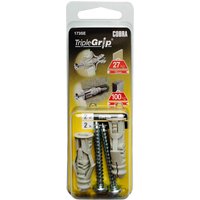 Cobra Triple Grip - Multi Purpose Wall Fixings x 2 - 173SE
Cobra Triple Grip - Multi Purpose Wall Fixings x 2 - 173SE