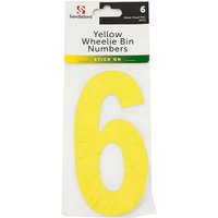 Yellow Wheelie Bin Number - 6
Yellow Wheelie Bin Number - 6