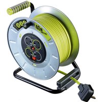 Masterplug Pro XT 4 Socket Cable Reel 40m Green/Grey
Masterplug Pro XT 4 Socket Cable Reel 40m Green/Grey