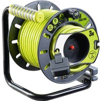 Masterplug Pro XT 1 Socket Cable Reel 25m & Reverse Reel 3m IP54 Rated Green/Grey
Masterplug Pro XT 1 Socket Cable Reel 25m & Reverse Reel 3m IP54 Rated Green/Grey