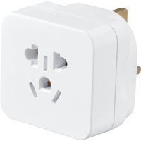 Masterplug Visitor to UK Travel Adaptor White
Masterplug Visitor to UK Travel Adaptor White