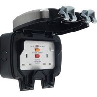 BG 2 Socket Weatherproof Switched Socket with RCD Silver
BG 2 Socket Weatherproof Switched Socket with RCD Silver