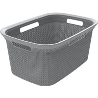 Ezy Storage Mode 45L Laundry Basket - Grey 
Ezy Storage Mode 45L Laundry Basket - Grey