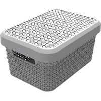 Ezy Storage Mode 5L Storage Basket with Lid - Grey
Ezy Storage Mode 5L Storage Basket with Lid - Grey