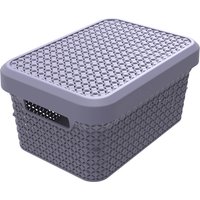 Ezy Storage Mode 5L Storage Basket with Lid - Lilac
Ezy Storage Mode 5L Storage Basket with Lid - Lilac