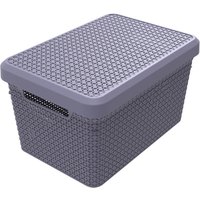 Ezy Storage Mode 17L Storage Basket with Lid - Lilac
Ezy Storage Mode 17L Storage Basket with Lid - Lilac