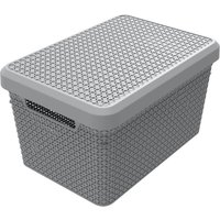 Ezy Storage Mode 17L Storage Basket with Lid - Grey
Ezy Storage Mode 17L Storage Basket with Lid - Grey