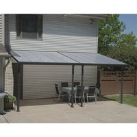 Palram - Canopia Feria Patio Cover 3X6.10 Grey Clear
Palram - Canopia Feria Patio Cover 3X6.10 Grey Clear