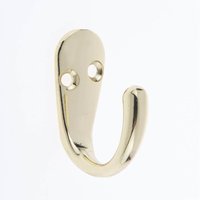 Basic Single Robe Hook - Polished Brass
Basic Single Robe Hook - Polished Brass