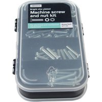 Machine Screw and Nut Kit - Assorted - 216 Pack
Machine Screw and Nut Kit - Assorted - 216 Pack