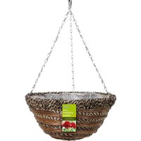 Rattan Hanging Basket Rope and Fern
Rattan Hanging Basket Rope and Fern