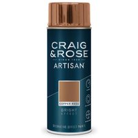 Craig & Rose Artisan Bright Effect Spray Paint - Copper Rose - 400ml
Craig & Rose Artisan Bright Effect Spray Paint - Copper Rose - 400ml