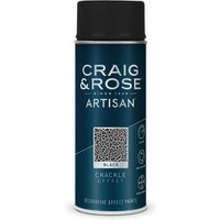 Craig & Rose Artisan Crackle Effect Spray Paint - Black - 400ml
Craig & Rose Artisan Crackle Effect Spray Paint - Black - 400ml